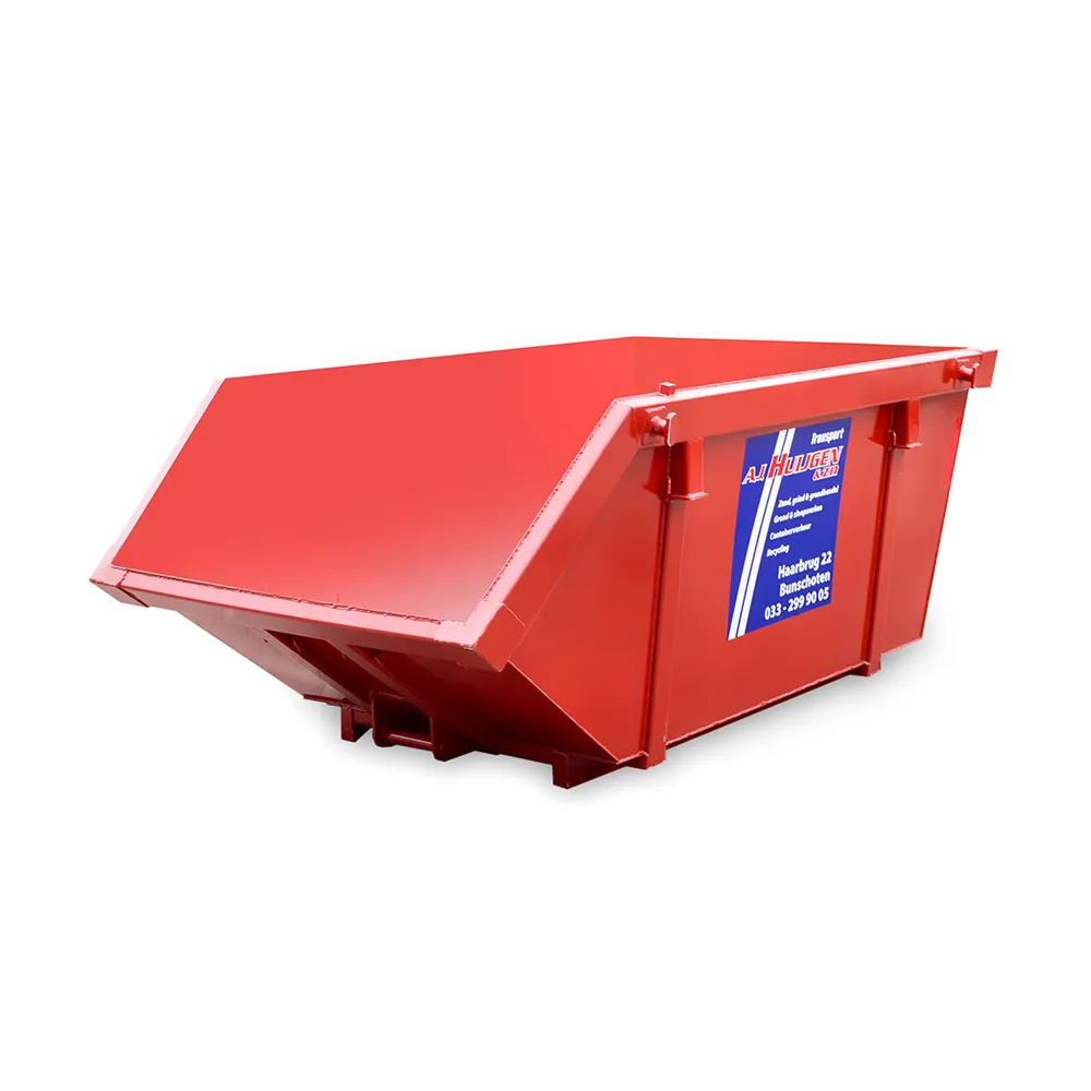 Puin container met een capaciteit van 3 kuub